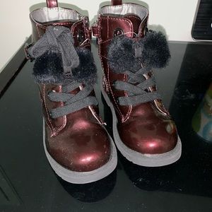 Patent Leather kids boots
